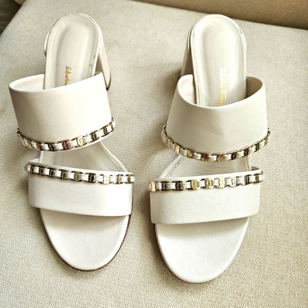 Ferragamo Leather Sandal